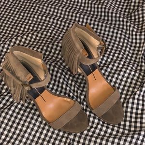 Dolce vita fringe heels